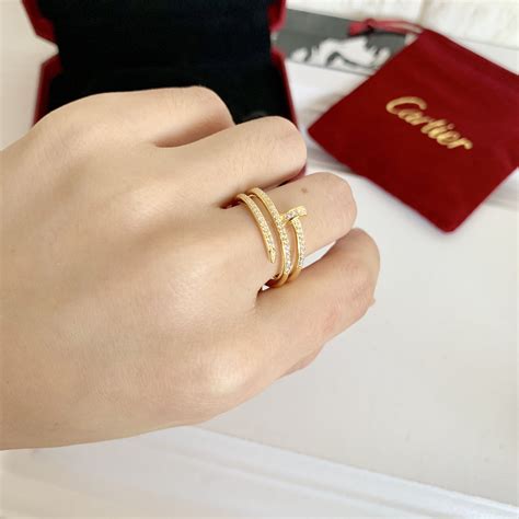 replica cartier nail ring|just un clou ring cost.